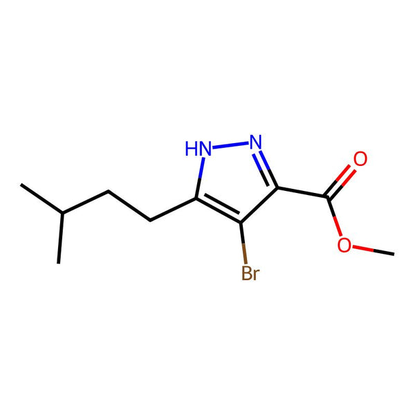 Methyl 4-bromo-5-isopentyl-1H-pyrazole-3-carboxylate|CS-0560721|1491132-54-7