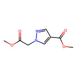 Methyl 1-(2-methoxy-2-oxoethyl)-1h-pyrazole-4-carboxylate|CS-0302108|1172052-59-3