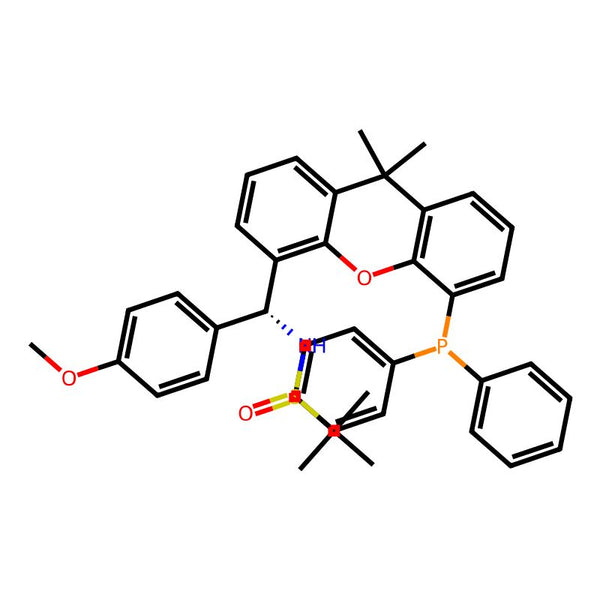[S(R)]-N-[(R)-[5-(Diphenylphosphino)-9,9-dimethyl-9H-xanthen-4-yl](4-methoxyphenyl)methyl]-2-methyl-2-propanesulfinamide|CS-0147243|2160535-56-6