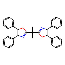 (4S,4'S,5R,5'R)-2,2'-(1-Methylethylidene)bis[4,5-dihydro-4,5-diphenyloxazole], 97%, ee: 98%|9108707|157825-96-2