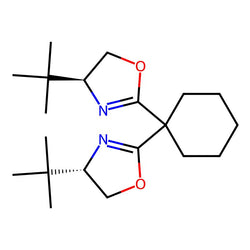 (4S,​4'S)​-2,​2'-​Cyclohexylidenebis[4​-​tert-butyl-​4,​5-​dihydrooxazole], 98%|9108718|298693-04-6