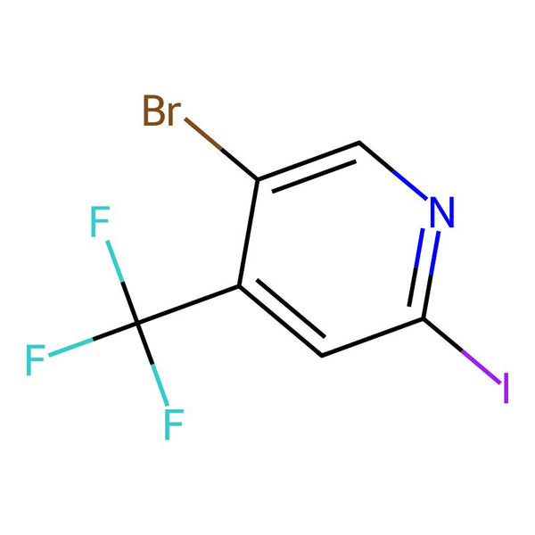 5-Bromo-2-iodo-4-(trifluoromethyl)pyridine, 95%|09-0127|1443792-54-8