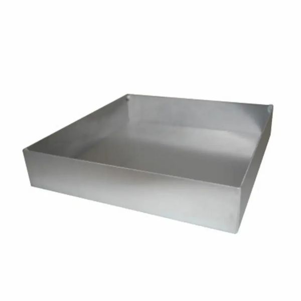 Tray for vials or bottles, Aluminum Material, No Divider, Dimension: 292*292*57mm, 2/Case|51-0X210