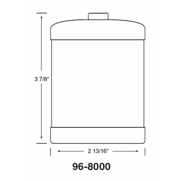 Cylinder, carbon steel, 275ml|96-8000