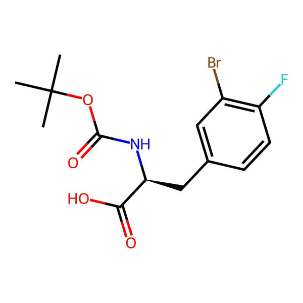 (S)-3-(3-Bromo-4-fluorophenyl)-2-((tert-butoxycarbonyl)amino)propanoic acid|CS-0438148|1329606-04-3