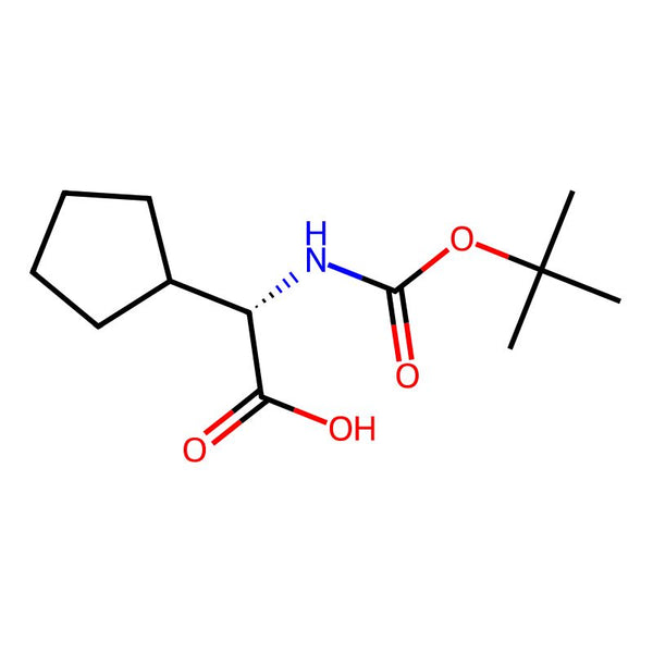 (S)-2-((tert-Butoxycarbonyl)amino)-2-cyclopentylacetic acid|CS-W019414|109183-72-4