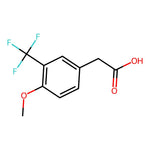 2-(4-Methoxy-3-(trifluoromethyl)phenyl)acetic acid|CS-0695711|1000566-45-9