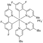 [4,4'-Bis(1,1-dimethylethyl)-2,2'-bipyridine-κN,κN]bis[3,5-difluoro-2-(5-methyl-2-pyridinyl)phenyl] iridium hexafluorophosphate, 98%|77-0330|1335047-34-1
