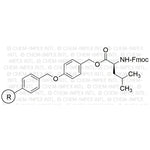 Fmoc-L-leucine 4-alkoxybenzyl alcohol resin|02825