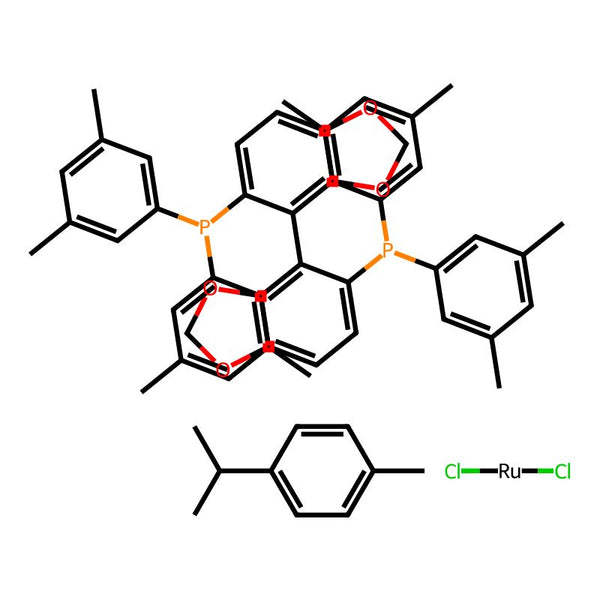 Chloro[(S)-(-)-5,5'-bis[di(3,5-xylyl)phosphino]-4,4'-bi-1,3-benzodioxole](p-cymene)ruthenium(II) Chloride|CS-0082176|944451-31-4