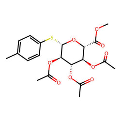 (2S,3S,4S,5R,6S)-2-(methoxycarbonyl)-6-(p-tolylthio)tetrahydro-2H-pyran-3,4,5-triyl triacetate, 98%|1595172|61025-09-0