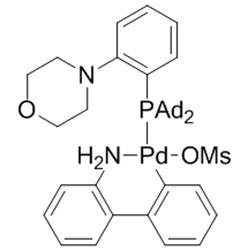 Methanesulfonato{N-[2-(di-1-adamantylphosphino)phenyl]morpholine}(2'-amino-1,1'-biphenyl-2-yl)palladium(II) dichloromethane adduct,  min. 98%  [Mor-Dalphos Palladacycle Gen. 3]|46-0935|2222690-89-1