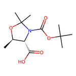 (4S,5R)-3-(tert-Butoxycarbonyl)-2,2,5-trimethyloxazolidine-4-carboxylic acid|CS-0459686|143364-85-6