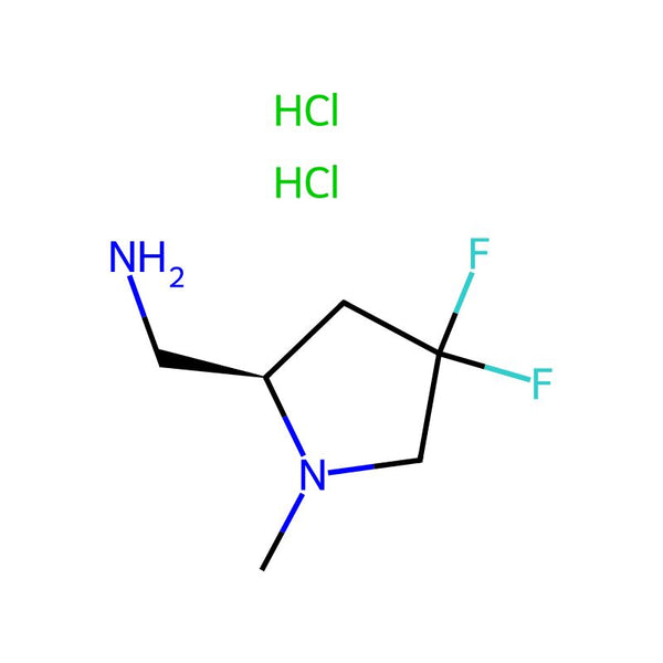 [(2R)-4,4-Difluoro-1-methylpyrrolidin-2-yl]methanamine dihydrochloride|CS-0184310|2173052-69-0