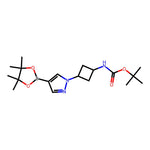 tert-Butyl (3-(4-(4,4,5,5-tetramethyl-1,3,2-dioxaborolan-2-yl)-1H-pyrazol-1-yl)cyclobutyl)carbamate|CS-0198216|2439223-60-4