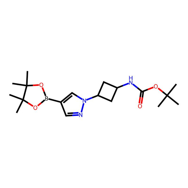 tert-Butyl (3-(4-(4,4,5,5-tetramethyl-1,3,2-dioxaborolan-2-yl)-1H-pyrazol-1-yl)cyclobutyl)carbamate|CS-0198216|2439223-60-4