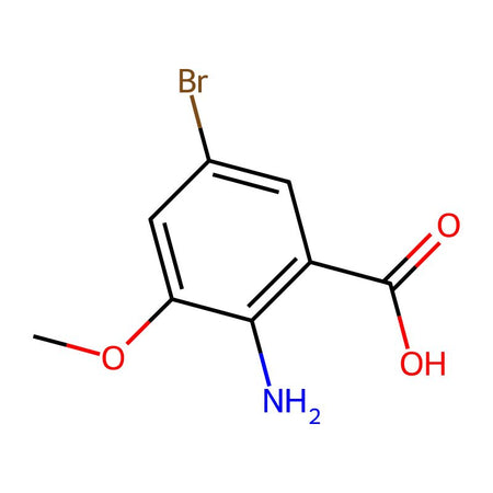 2-Amino-5-bromo-3-methoxybenzoic acid, 98%|1554566|864293-44-7