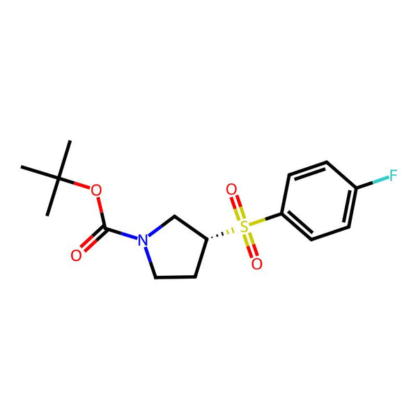 Tert-butyl (R)-3-((4-fluorophenyl)sulfonyl)pyrrolidine-1-carboxylate|CS-0445112|1354010-97-1