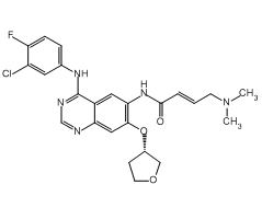 R-Afatinib, 98%, an irreversible EGFR family inhibitor with IC50s of 0.5 nM, 0.4 nM, 10 nM and 14 nM for EGFRwt, EGFRL858R, EGFRL858R/T790M and HER2, respectively|996037|850140-72-6