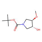 rel-(3R,4R)-3-Hydroxy-4-methoxypyrrolidine-1-carboxylic acid tert-butyl ester|CS-B1221|148214-86-2