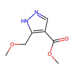 3-Methoxymethyl-1H-pyrazole-4-carboxylic acid methyl ester|CS-0340976|318496-66-1