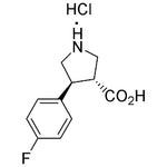 (±)-trans-4-(4-Fluorophenyl)pyrrolidine-3-carboxylic acid hydrochloride|15986|1330750-50-9