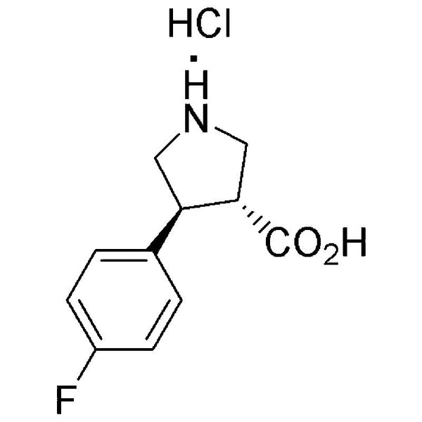 (±)-trans-4-(4-Fluorophenyl)pyrrolidine-3-carboxylic acid hydrochloride|15986|1330750-50-9
