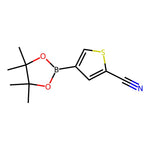 4-(4,4,5,5-Tetramethyl-1,3,2-dioxaborolan-2-yl)thiophene-2-carbonitrile|CS-0369162|1642844-61-8