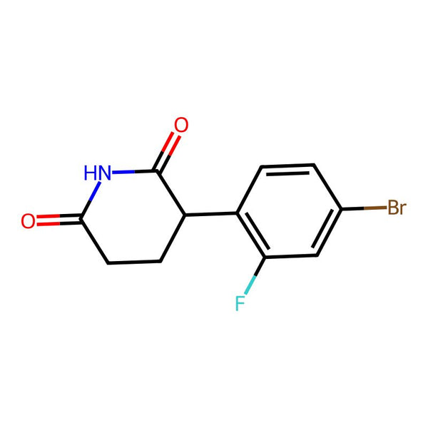 3-(4-Bromo-2-fluorophenyl)piperidine-2,6-dione|CS-0998218|2924092-66-8