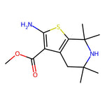 Methyl 2-amino-5,5,7,7-tetramethyl-4,5,6,7-tetrahydrothieno[2,3-c]pyridine-3-carboxylate|CS-0076122|1105194-93-1