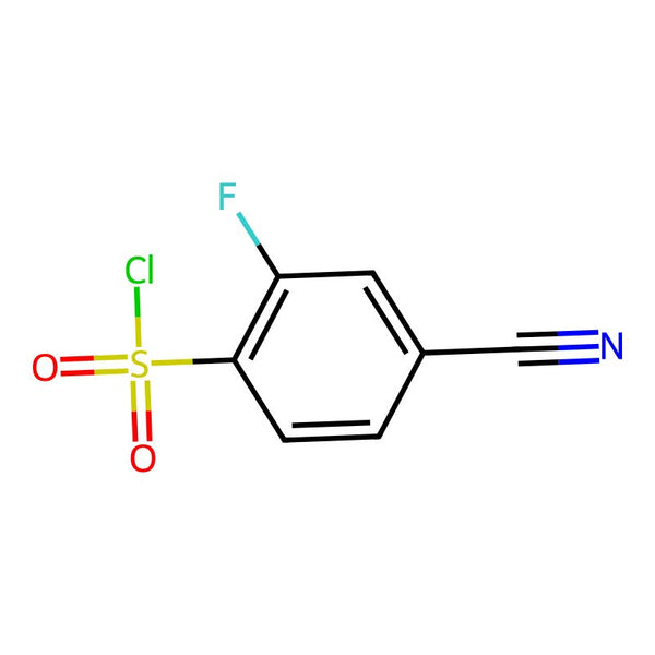 4-Cyano-2-fluorobenzenesulfonyl chloride|CS-0566424|918967-78-9