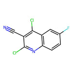 2,4-Dichloro-6-fluoroquinoline-3-carbonitrile|CS-0457768|881313-89-9