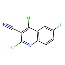 2,4-Dichloro-6-fluoroquinoline-3-carbonitrile|CS-0457768|881313-89-9