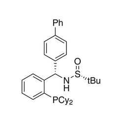 [S(R)]-N-[(S)-1-[2-(Dicyclohexylphosphino)phenyl]-(1,1'-biphenyl)methyl]-2-methyl-2-propanesulfinamide, 95%|15-8432