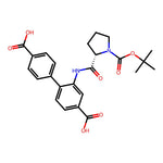 (S)-2-(1-(tert-butoxycarbonyl)pyrrolidine-2-carboxamido)-[1,1'-biphenyl]-4,4'-dicarboxylic acid|CS-0170412|1283676-82-3