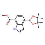 Methyl 4-(4,4,5,5-tetramethyl-1,3,2-dioxaborolan-2-yl)-1H-indole-7-carboxylate|CS-0368810|2098425-28-4