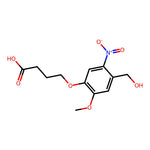 4-[4-(hydroxymethyl)-2-methoxy-5-nitrophenoxy]butanoic acid|CS-0260334|355017-64-0