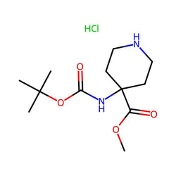 Methyl 4-((tert-butoxycarbonyl)amino)piperidine-4-carboxylate hydrochloride|C1267870|1381947-68-7
