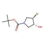 tert-Butyl trans-3-bromo-4-hydroxypyrrolidine-1-carboxylate|CS-0464940|252574-02-0
