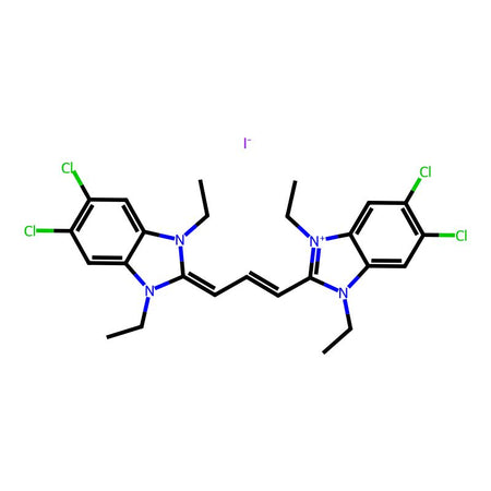 5,5',6,6'-Tetrachloro-1,1',3,3'-tetraethylbenzimidazolylcarbocyanine iodide, 95%|618533|3520-43-2