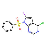 7-(Benzenesulfonyl)-4-chloro-6-iodo-7H-pyrrolo[2,3-d]pyrimidine|CS-0050137|876343-09-8