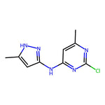 2-Chloro-6-methyl-N-(5-methyl-1H-pyrazol-3-yl)pyrimidin-4-amine|CS-0095076|851435-28-4