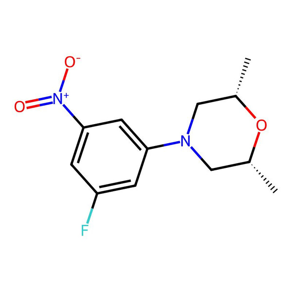 (2R,6S)-4-(3-Fluoro-5-nitrophenyl)-2,6-dimethylmorpholine|CS-0628816|1955474-28-8