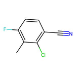 2-Chloro-4-fluoro-3-methylbenzonitrile|CS-W004249|796600-15-2