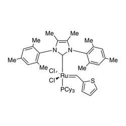 Tricyclohexylphosphine[4,5-dimethyl-1,3-bis(2,4,6-trimethylphenyl)imidazol-2-ylidene][2-thienylmethylene]ruthenium(II) dichloride, min. 95% [catMETium? RF 3]|44-7790|1190427-50-9