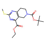 6-(Tert-butyl) 4-ethyl 2-(methylthio)-7,8-dihydropyrido[4,3-d]pyrimidine-4,6(5H)-dicarboxylate|CS-0444172|1279816-50-0