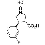 (±)-trans-4-(3-Fluorophenyl)pyrrolidine-3-carboxylic acid hydrochloride|15985|1284227-02-6
