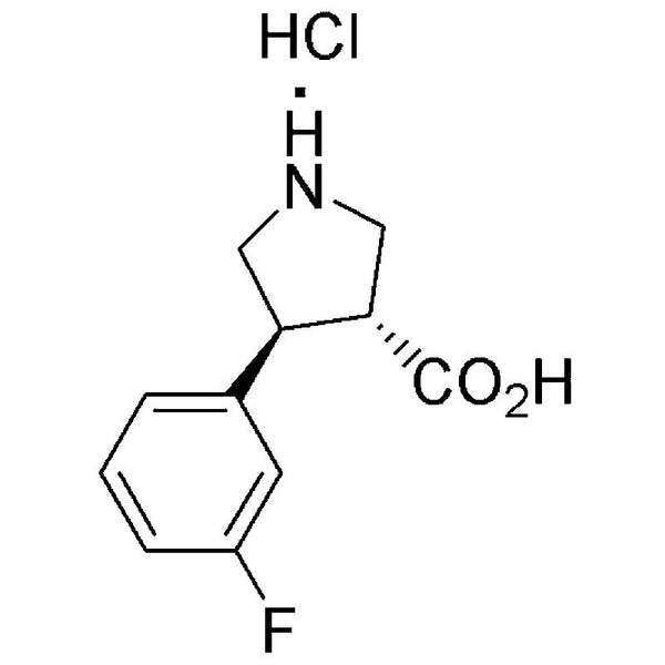(±)-trans-4-(3-Fluorophenyl)pyrrolidine-3-carboxylic acid hydrochloride|15985|1284227-02-6