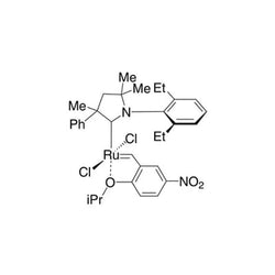 (1-(2,6-Diethylphenyl)-3,5,5-trimethyl-3-phenylpyrrolidin-2-ylidene)(2-isopropoxy-5-nitrobenzylidene)ruthenium(II) dichloride UltraNitroCat|44-0778|2106819-64-9