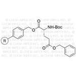 Boc-D-glutamic acid g-benzyl ester Merrifield resin (0.8 - 1.2 meq/g, 100 - 200 mesh)|02758